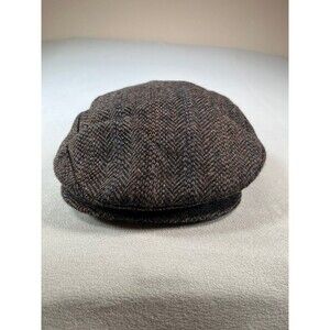 BOTANY 500 Vintage newsboy flat cap Hat 100% Wool SIZE  USA Hemingway